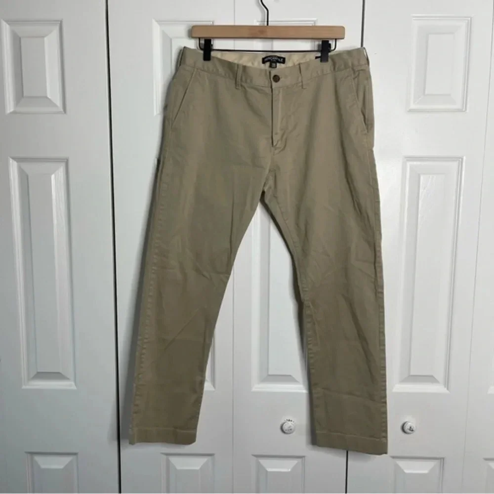 J. Crew Mercantile Flex Fit‎ Slim Khaki Chinos Men's 34x30 Stretch Preppy